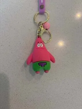 Patrick Keychain Nickelodeon | Accessories | Spongebob Squarepants Patrick Star Silicone ...